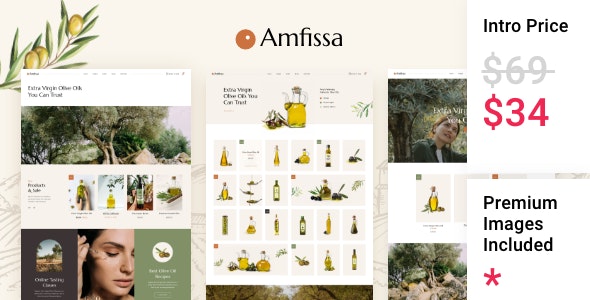 Amfissa - Organic Olive Shop Theme