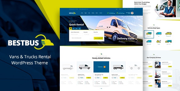 Bestbus - Rental WordPress theme