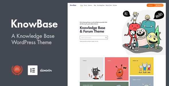 KnowBase - A Helpdesk & bbPress WordPress Theme 1.2