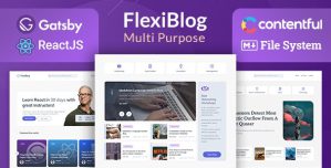 FlexiBlog – React Gatsby Multipurpose Blog Theme