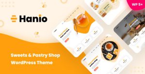 Hanio – Honey  Sweets Store WordPress Theme