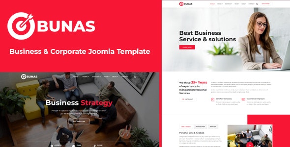 Bunas - Multipurpose Business and Corporate Joomla 4 Template 1.1