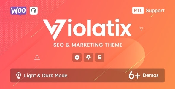 Violatix - SEO & Marketing WordPress Theme 1.0.1