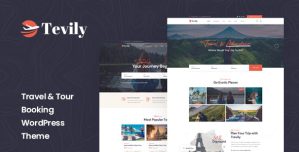 Tevily – Travel  Tour Booking WordPress Theme