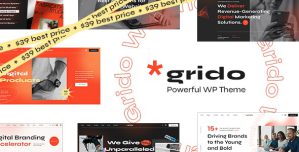 Grido – Creative Multipurpose WordPress Theme