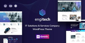 Engitech – IT Solutions  Services WordPress Theme 1.8.4