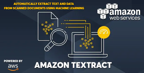 AWS Amazon Textract - Extract Text Forms Tables from Images and PDFs with ML 2.0.0