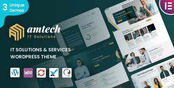 Amtech - IT Solutions Services WordPress Theme 1.5