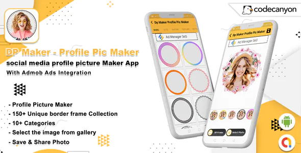 Android DP Maker - Profile Pic Maker For Instagram, Facebook, Whatsapp, Twitter (Android 12)