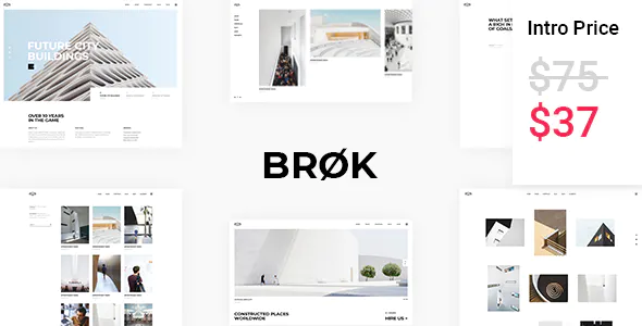 Brøk - Architecture Theme