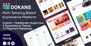 DOKANS – Multitenancy Based Ecommerce Platform (SAAS) 3.9.2