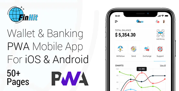 FinHit - Wallet Banking PWA Mobile Application