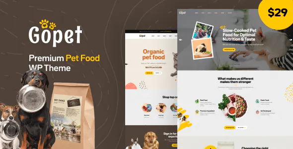 Gopet - Pet Food WooCommerce WordPress Theme 1.1.1