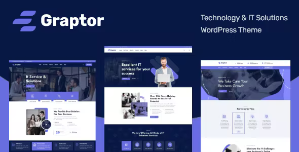 Graptor - Technology IT Solutions WordPress Theme