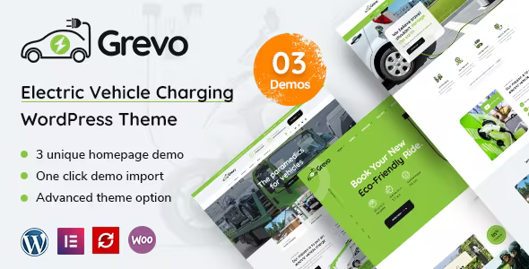 Grevo - Electric Mobility Services WordPress Theme 1.3