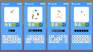 GUESS THE CHARACTER WORD PUZZLE GAME + 50 LEVELS + INAPP PURCHASE + ADMOB ADS