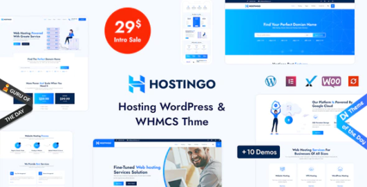 Hostingo - Hosting WordPress WHMCS Theme 2.0