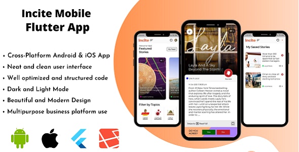 Flutter news app with admin panel - short news app 1.4