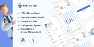 KiviCare(TM) Flutter 3.x App – Clinic  Patient Management System for Flutter and WordPress