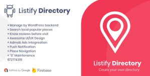 Listify – Business Directory Android Native App with WordPress Backend