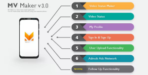 Lyrical Video Status Maker v3 – Photo to Video Maker – Whatsapp Status Saver – MV maker & MV Master