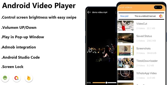 MX Player Clone - Android Video Player With AdMob - All Format HD Video Player
