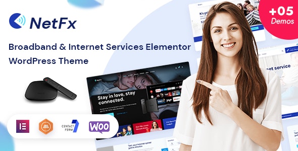 NetFx - Broadband Internet Services WordPress Theme