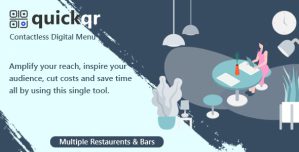 QR Menu Maker SaaS – Contactless QR Code Restaurant Menu – QuickQR Laravel CMS