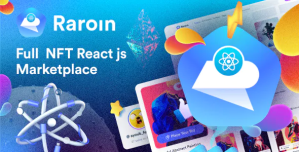 Raroin – NFT Marketplace React Js Template