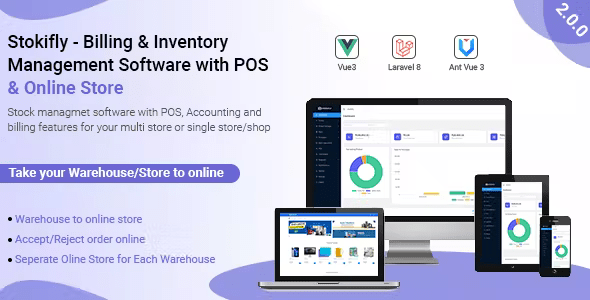 Stockifly - Billing Inventory Management with POS and Online Shop
