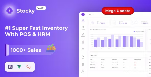 Stocky – Ultimate Inventory Management with Point of Sale(POS), HRM Online Store