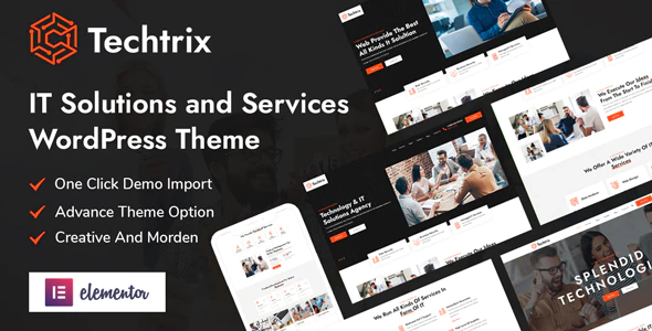 Techtrix - IT Solutions Technology WordPress Theme