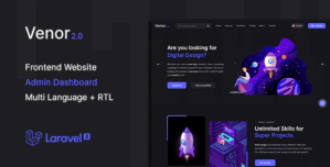 Venor – Multipurpose Website CMS  Creative Agency Management System