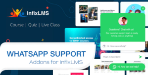 WhatsApp Chat Support – InfixLMS Module