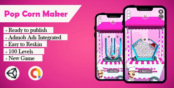 Pop Corn Maker (Unity - Admob)