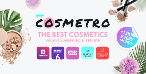 Cosmetro - Cosmetics Store Elementor WooCommerce Theme 4.0.6