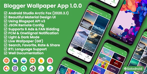 Blogger Wallpaper App - Blogger API v3