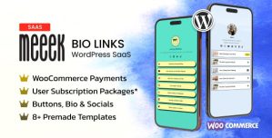 Meeek – Bio Links SaaS (WordPress) [Regular License]