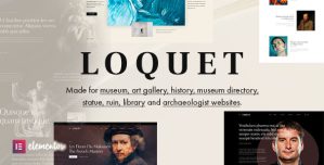 Loquet – Museum  History WordPress Theme