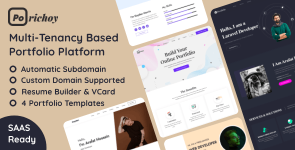 Porichoy - Multitenancy Based Portfolio Builder Platform (SAAS) 1.7