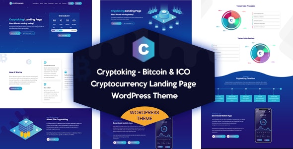 Cryptoking - Bitcoin ICO Theme 2.1.5