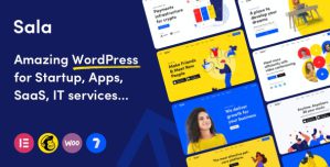 Sala – Startup  SaaS WordPress Theme 1.0.9