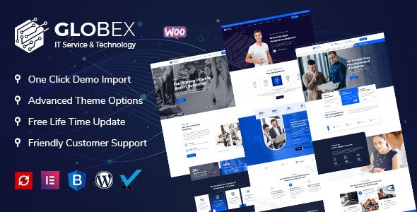 Globex - IT Solutions Services WordPress Theme
