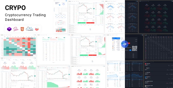 Crypo - Cryptocurrency Trading Dashboard HTML Template