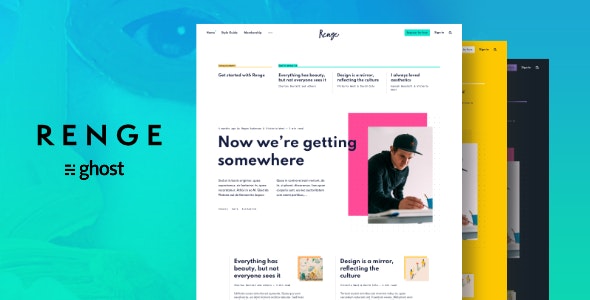 Renge - Creative Ghost Blog Theme 3.2.0