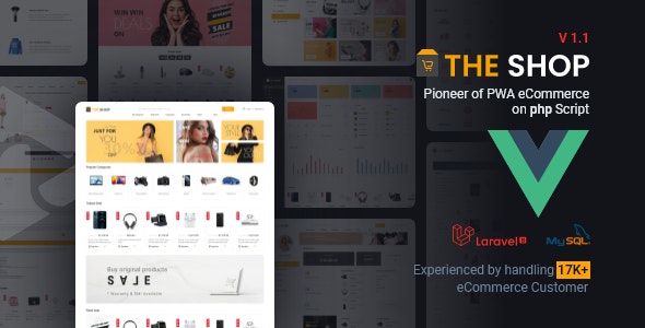 The Shop - PWA eCommerce cms 3.6