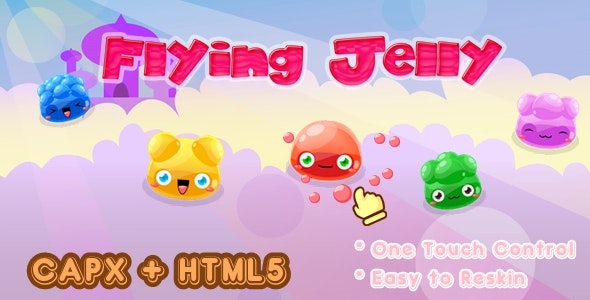 Flying Jelly - Construct 2 Html5 Game