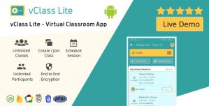 vClass Lite – Virtual Online Live Classroom Android App