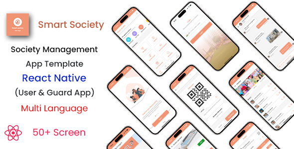 Society Management User App + Guard App | Security App | Building Management App | React Native