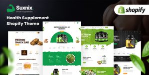 Suxnix – Health Supplement Landing Shopify Theme